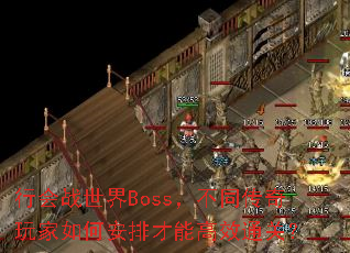 �л�ս����Boss����ͬ���������ΰ��Ų��ܸ�Чͨ�أ�