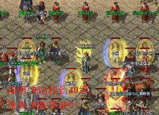 ��ο����ҵ�40����ʧѵ����NPC��