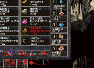 法师与战士:谁才是刷怪效率之王? 法师与战士:谁才是刷怪效率之王?