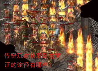 传奇玩家获取卧龙凭证的途径有哪些? 传奇玩家获取卧龙凭证的途径有哪些?
