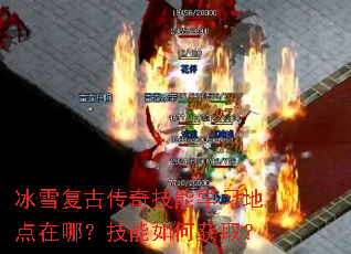 冰雪复古传奇技能学习地点在哪?技能如何获取? 冰雪复古传奇技能学习地点在哪?技能如何获取?
