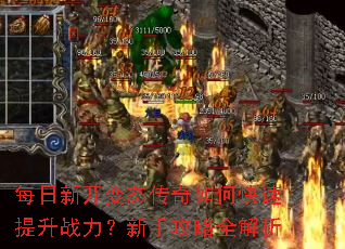 每日新开变态传奇如何快速提升战力?新手攻略全解析 每日新开变态传奇如何快速提升战力?新手攻略全解析