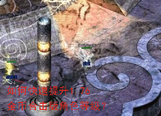 如何快速提升1.76金币合击版角色等级? 如何快速提升1.76金币合击版角色等级?